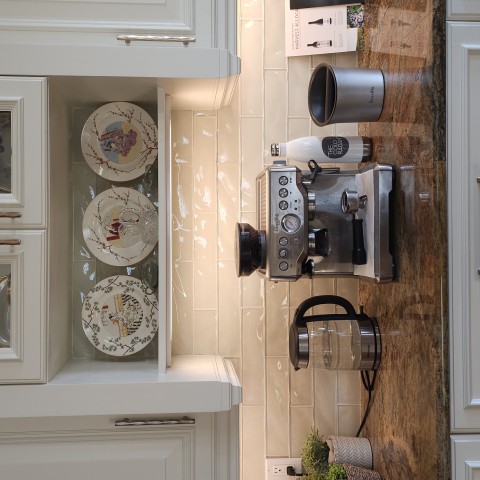 Project Kitchen backsplash glass tiles, Castle Pines, Colorado ' image - ' 2