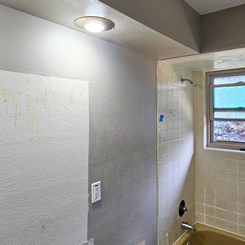 Project Bathroom remodeling, beige and blue tones, Centennial, Colorado ' image - ' 3