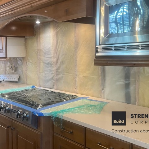 Project Gold trims kitchen backsplash, Lone Tree, Colorado ' image - ' 3