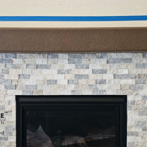 Project Fireplace stack stone and mantel, Castle Rock, Colorado ' image - ' 4