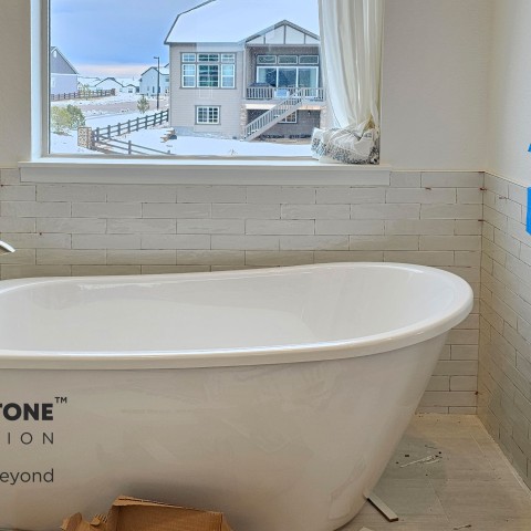 Project Bathroom tub tiling subway tile, Castle Rock, Colorado ' image - ' 1