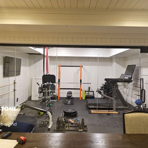 Project Custom entertainment room built from a gym room, Castle Rock, Colorado ' image - ' 2