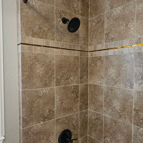 Project Bathroom remodeling white and black, Castle Pines, Colorado ' image - ' 1